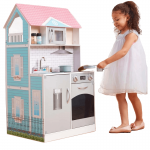 Casuta cu Bucatarie eleganta si stilata back to back Posh  2 in 1 Combo Kitchen - Teamson Kids Dollhouse 